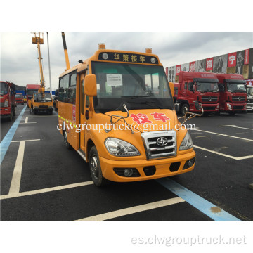 ChuFeng baja velocidad 19 asientos de autobús escolar de entrega preescolar